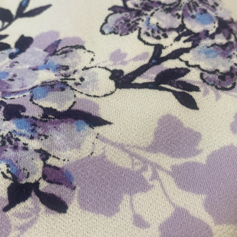 Off Shoulder Lavender Floral Top - Picture 7 of 12